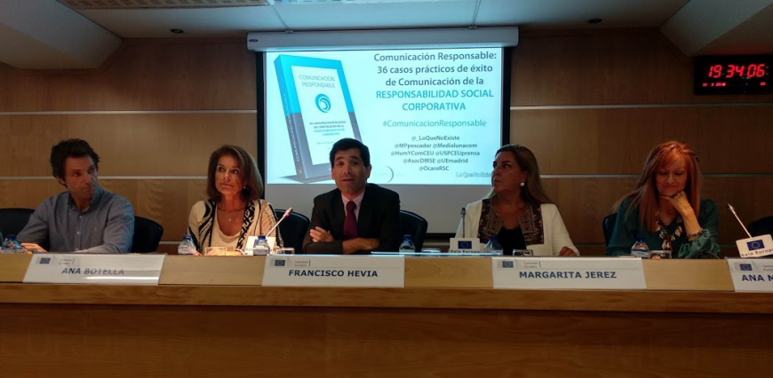 ASEME participa en la presentación del libro “Comunicación Responsable” de la editorial LoQueNoExiste en la sede de la Comisión Europea